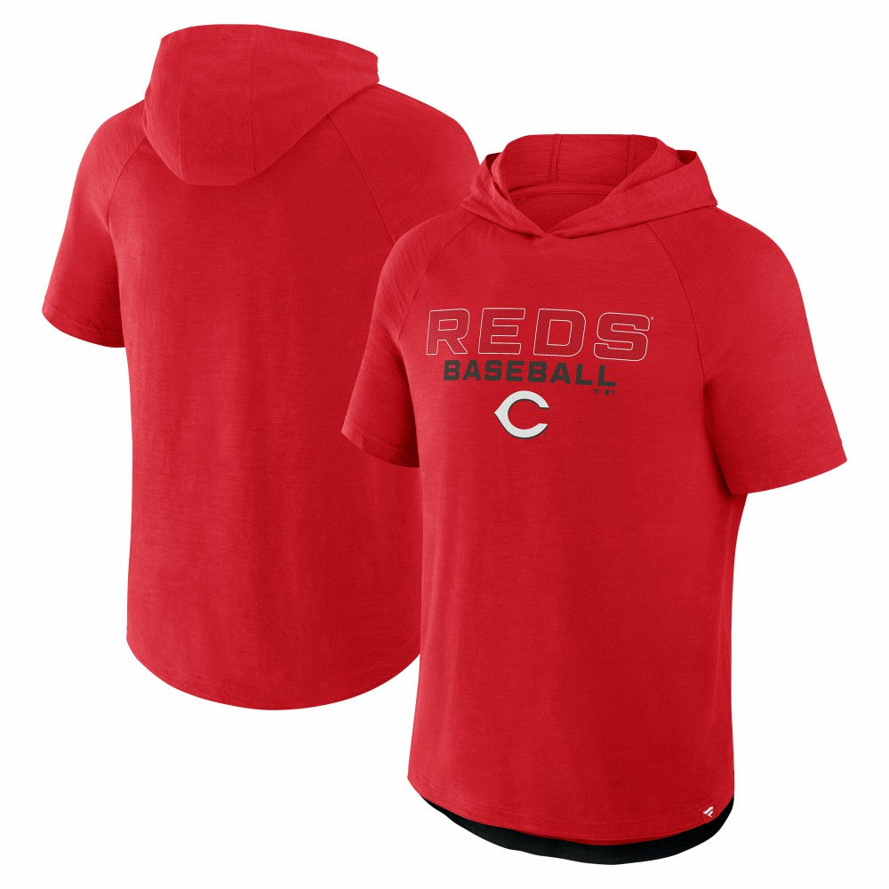 Cincinnati Reds Fanatics Clubhouse Optimal Play Raglan Hoodie T-Shirt for sale