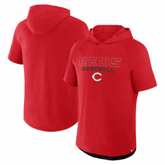 Cincinnati Reds Fanatics Clubhouse Optimal Play Raglan Hoodie T-Shirt for sale