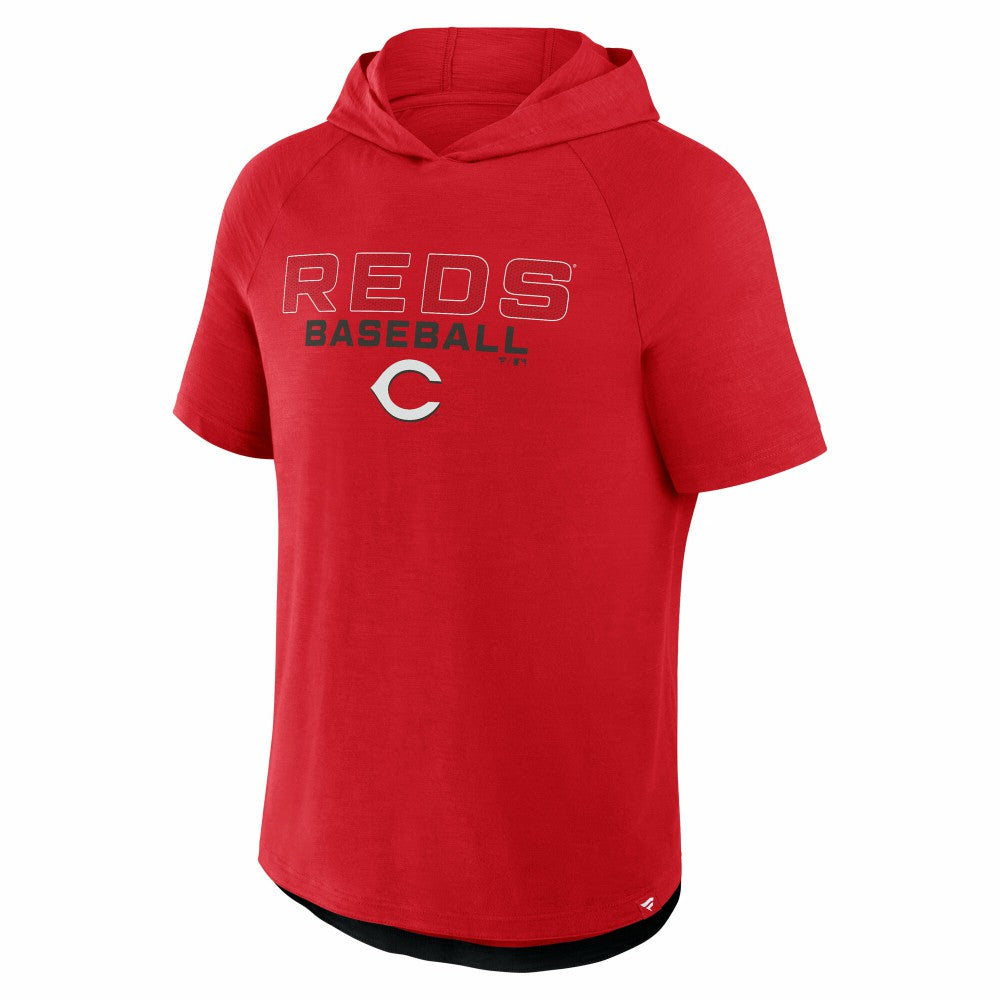 Cincinnati Reds Fanatics Clubhouse Optimal Play Raglan Hoodie T-Shirt for sale