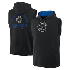 Chicago Cubs Fanatics Fire Speed Sleeveless Pullover Hoodie Sale