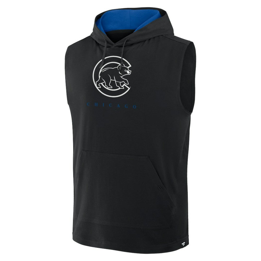 Chicago Cubs Fanatics Fire Speed Sleeveless Pullover Hoodie Sale