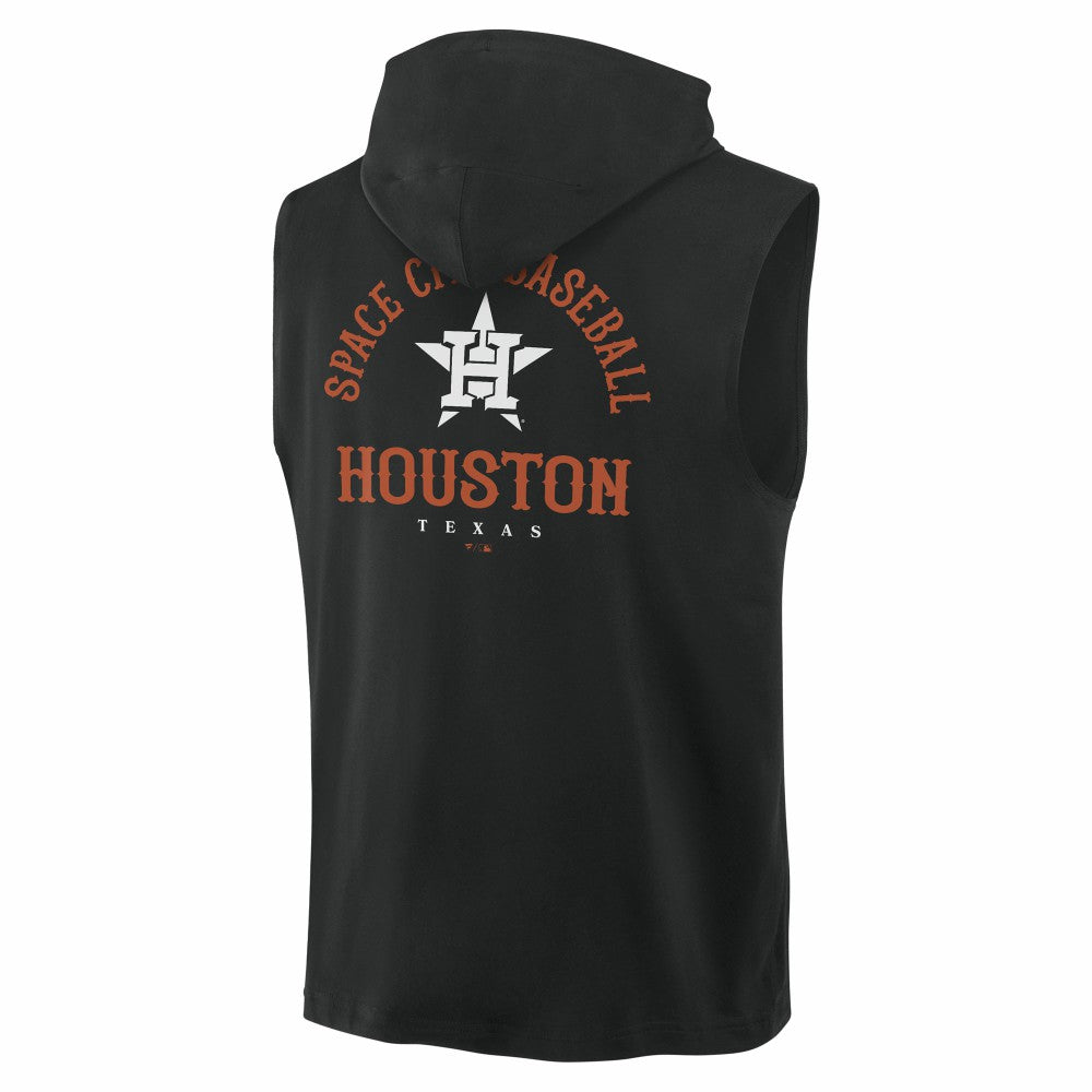 Houston Astros Fanatics Fire Speed Sleeveless Pullover Hoodie Online