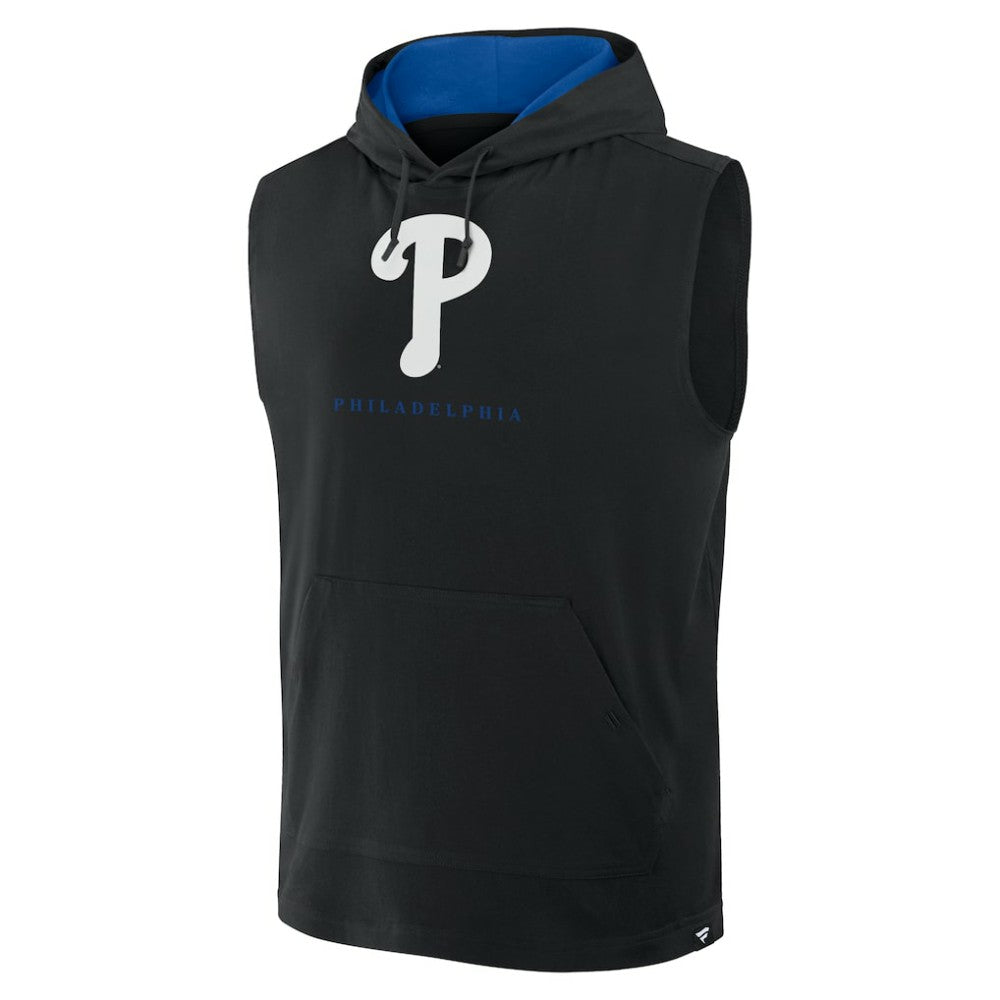 Philadelphia Phillies Fanatics Fire Speed Sleeveless Pullover Hoodie Outlet