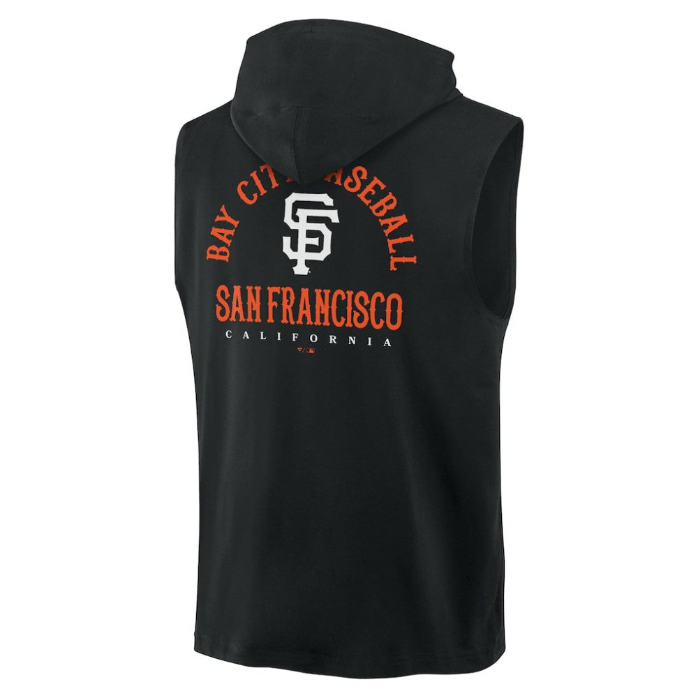 San Francisco Giants Fanatics Fire Speed Sleeveless Pullover Hoodie Discount
