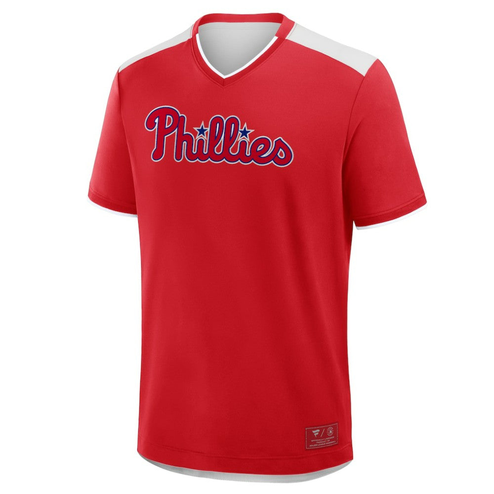 Philadelphia Phillies Fanatics Walk Off V-Neck T-Shirt for sale