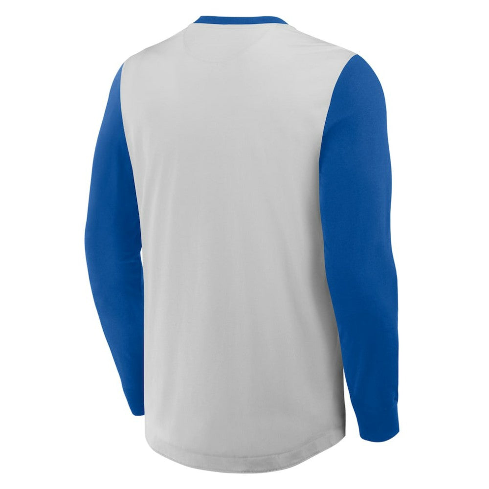 Chicago Cubs Fanatics Clubhouse Long Sleeve Henley Shirt Discount