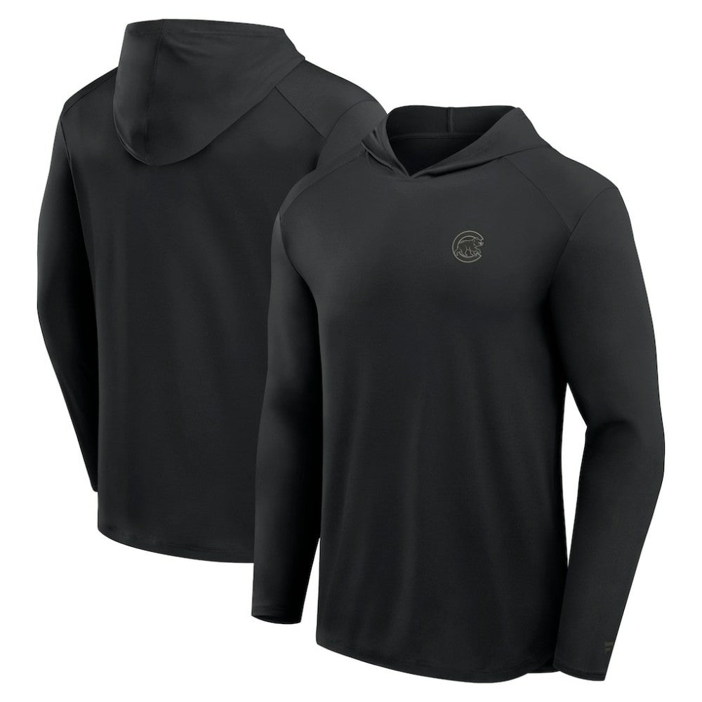 Chicago Cubs Fanatics Front Office Power Mono Long Sleeve Hoodie T-Shirt for sale