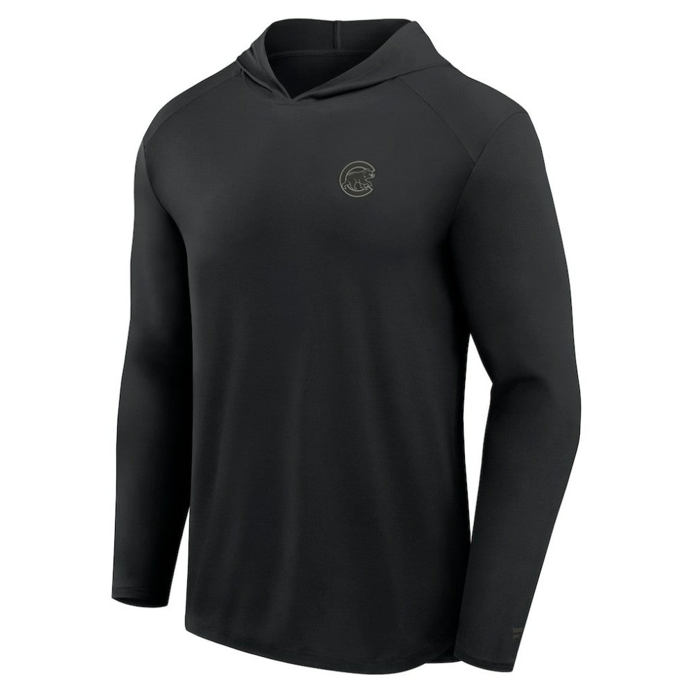Chicago Cubs Fanatics Front Office Power Mono Long Sleeve Hoodie T-Shirt for sale