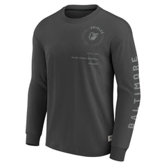 Baltimore Orioles Fanatics Elements Future Ground Tonal Info Long Sleeve T-Shirt Outlet