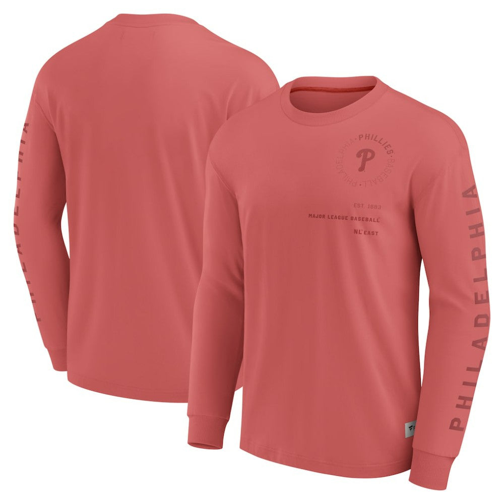 Philadelphia Phillies Fanatics Elements Future Ground Tonal Info Long Sleeve T-Shirt Sale
