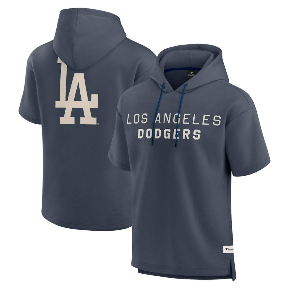 Los Angeles Dodgers Fanatics Elements Future Ground Lettering Short Sleeve Pullover Hoodie Sale