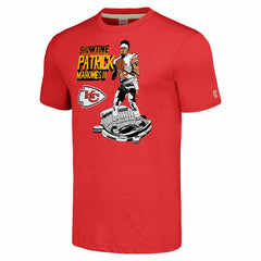Patrick Mahomes Kansas City Chiefs Homage Unisex Caricature Player Tri-Blend T-Shirt - Red - NFL
