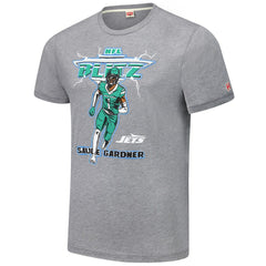 Ahmad Sauce Gardner New York Jets Homage Unisex NFL Blitz Player Tri-Blend T-Shirt - Heathered Gray - NFL