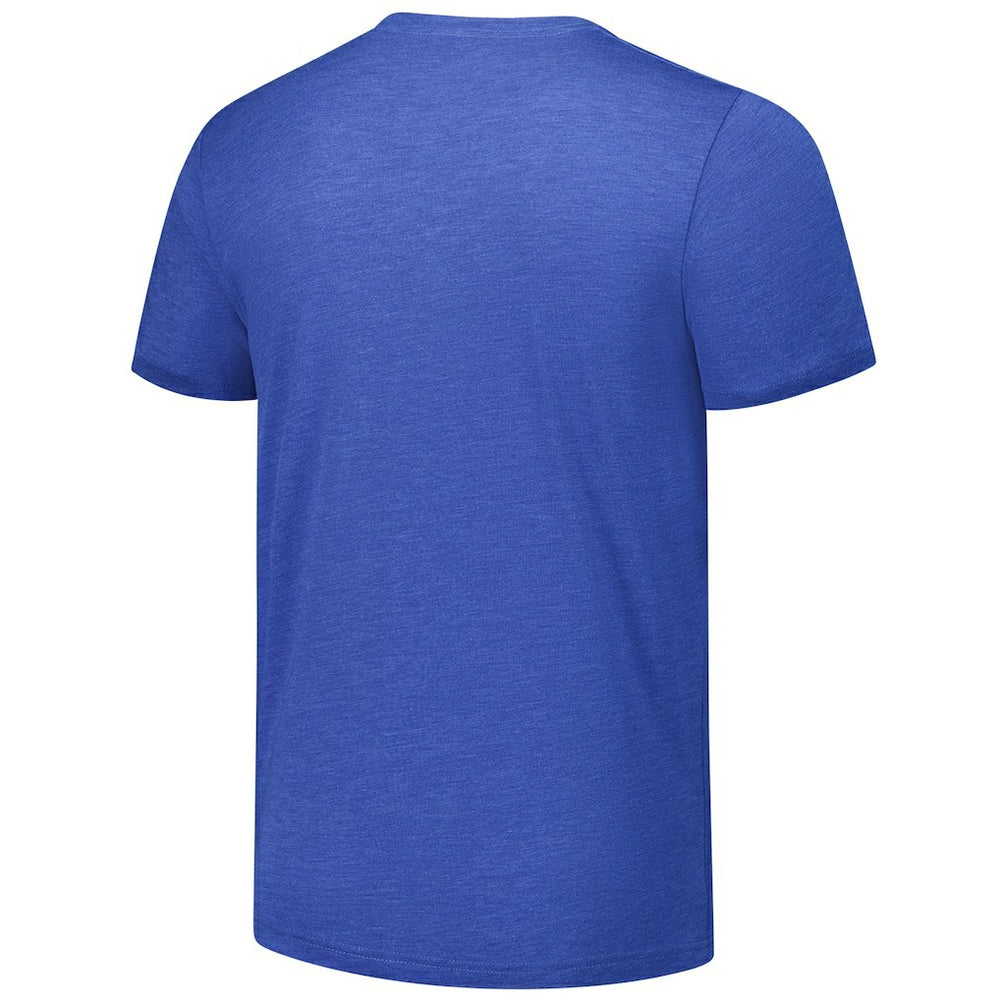 Lawrence Taylor New York Giants Homage Unisex NFL Blitz Retired Player Tri-Blend T-Shirt - Heathered Royal - NFL