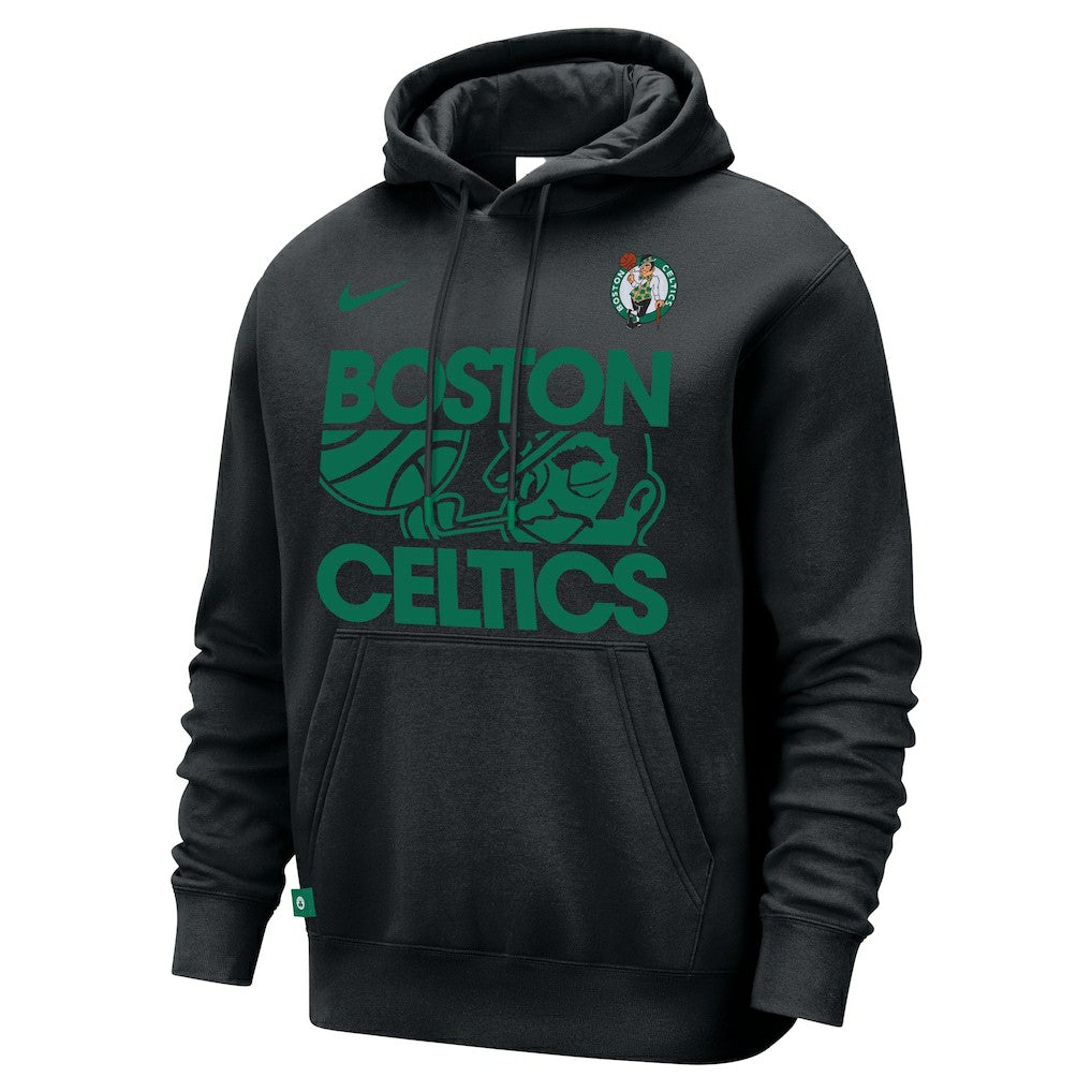 Nike Boston Celtics Courtside Club Pullover Hoodie Black