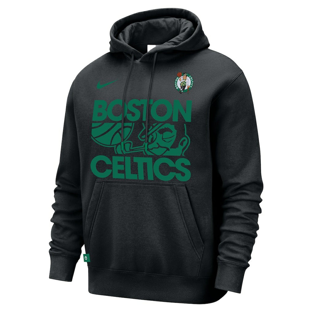 Nike Boston Celtics Courtside Club Pullover Hoodie Black