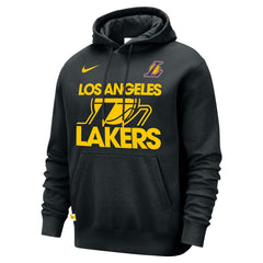 Nike Los Angeles Lakers Courtside Club Pullover Hoodie Black