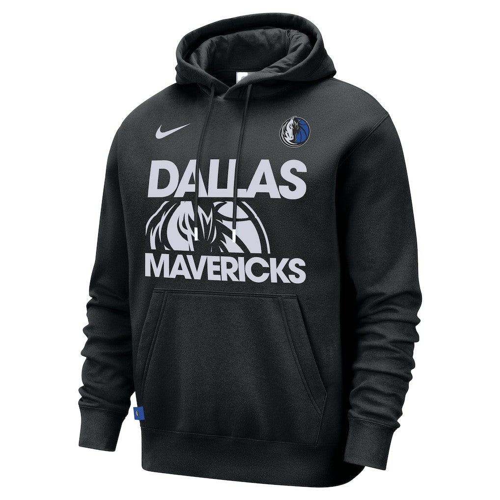 Nike Dallas Mavericks Courtside Club Pullover Hoodie Black