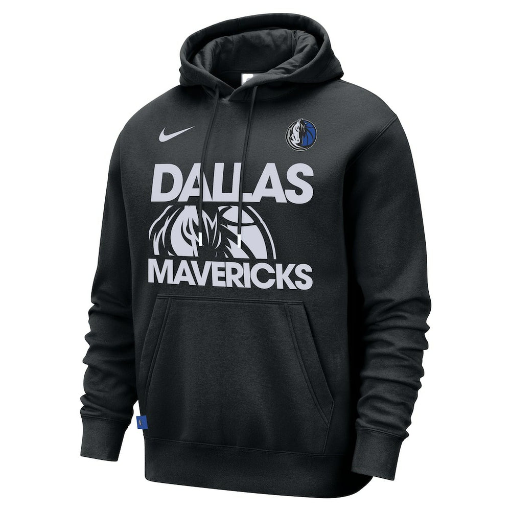 Nike Dallas Mavericks Courtside Club Pullover Hoodie Black