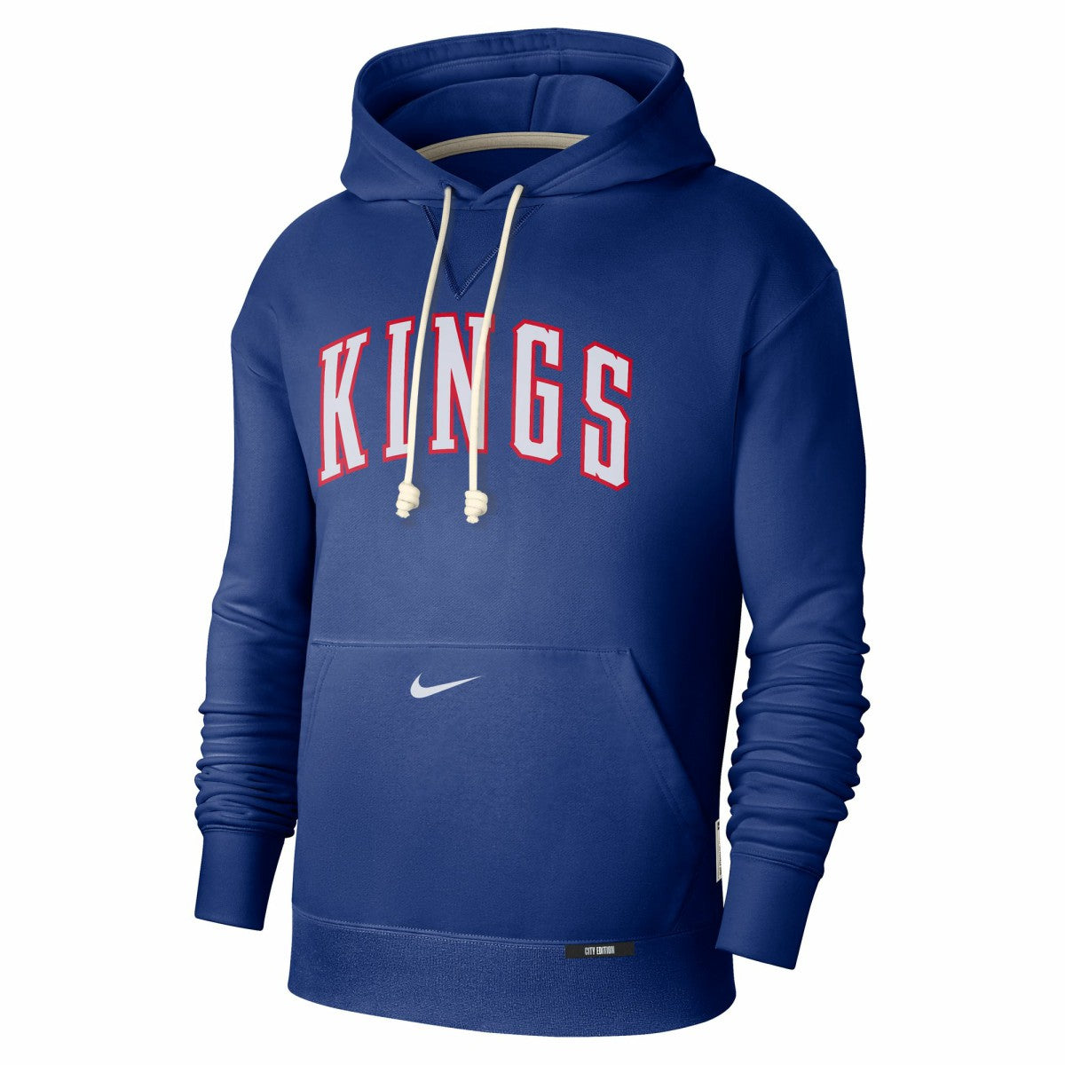 Nike Sacramento Kings 2024/25 City Edition Performance Courtside Standard Issue Pullover Hoodie Blue