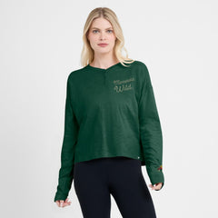 Minnesota Wild Fanatics Women's Oversized All Out Effort Long Sleeve Henley T-Shirt - Green | Fanatics near me