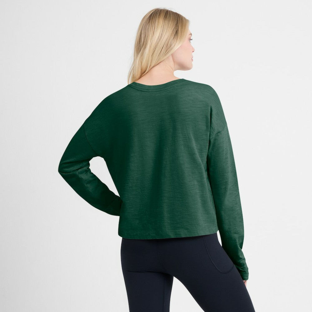 Minnesota Wild Fanatics Women's Oversized All Out Effort Long Sleeve Henley T-Shirt - Green | Fanatics near me
