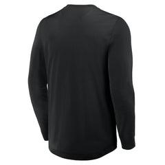 Vegas Golden Knights Fanatics Adrenaline Push Long Sleeve Henley Shirt - Black | Fanatics on sale