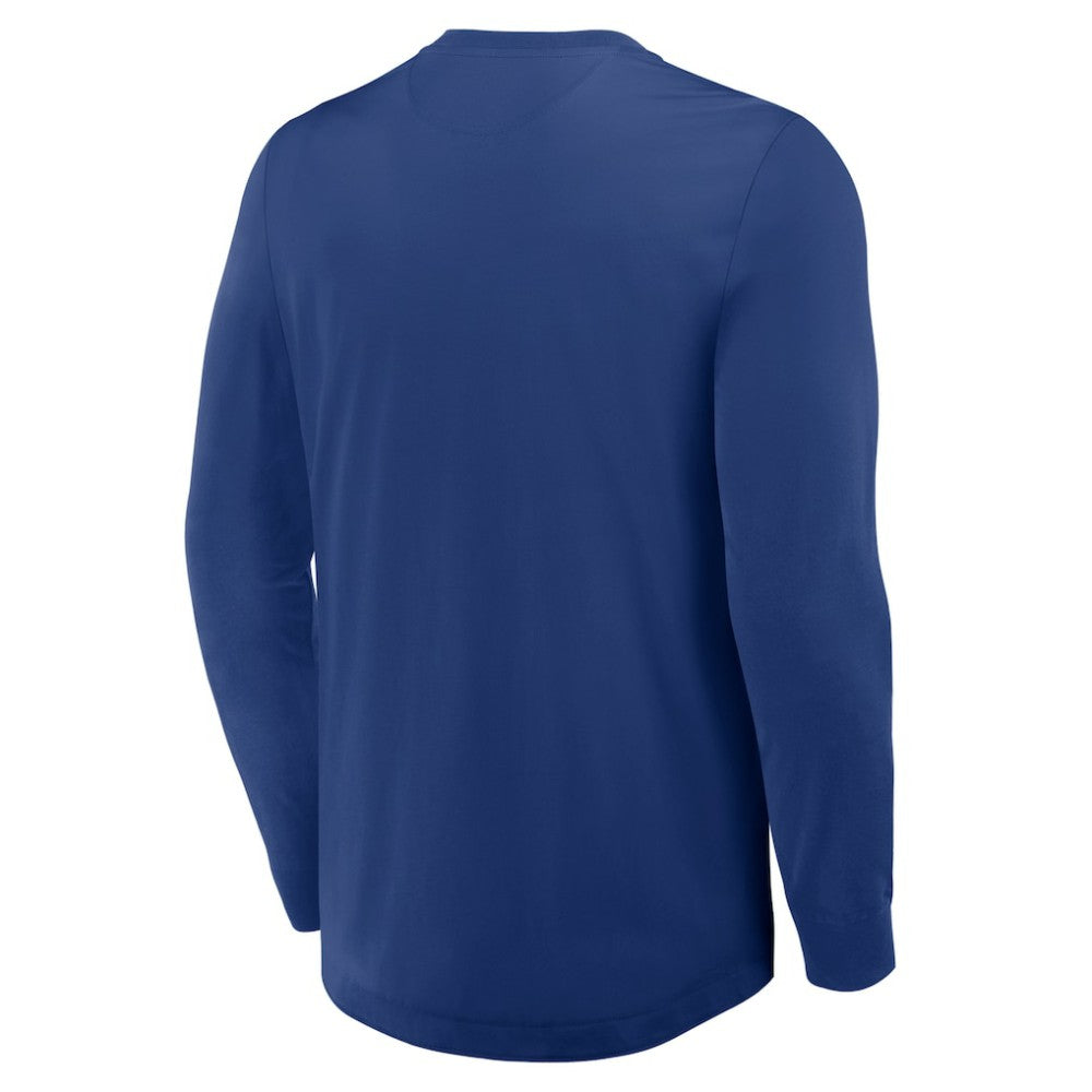 Tampa Bay Lightning Fanatics Adrenaline Push Long Sleeve Henley Shirt - Blue | Fanatics online