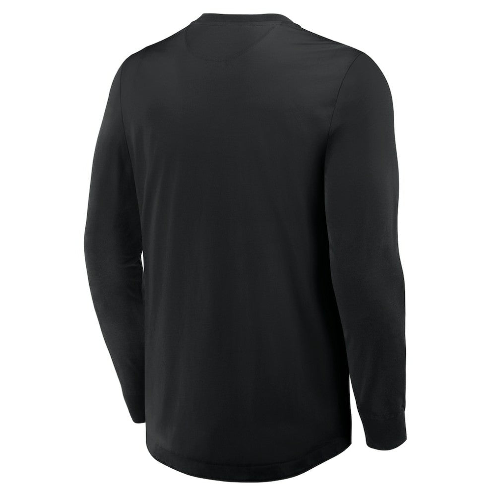 Boston Bruins Fanatics Adrenaline Push Long Sleeve Henley Shirt - Black | Fanatics discount