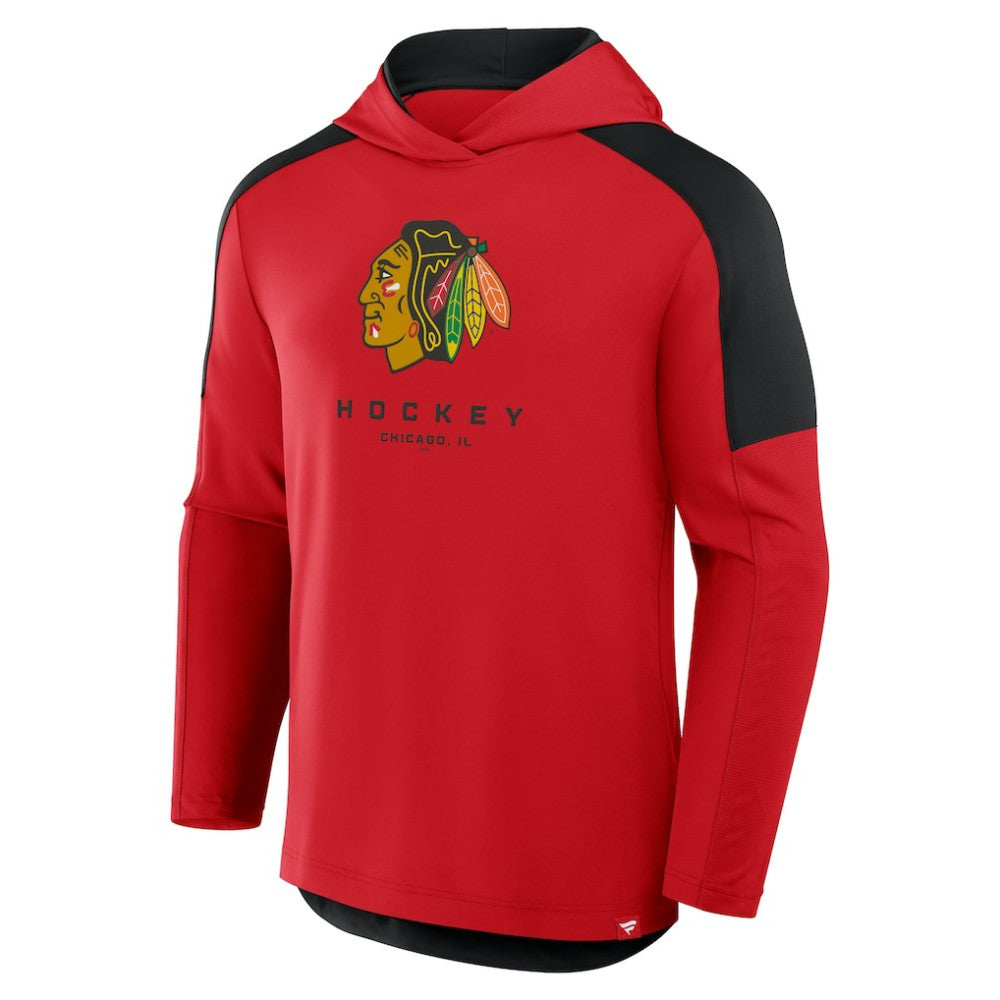 Chicago Blackhawks Fanatics Meta Game Transitional Pullover Hoodie - Red | Fanatics sale