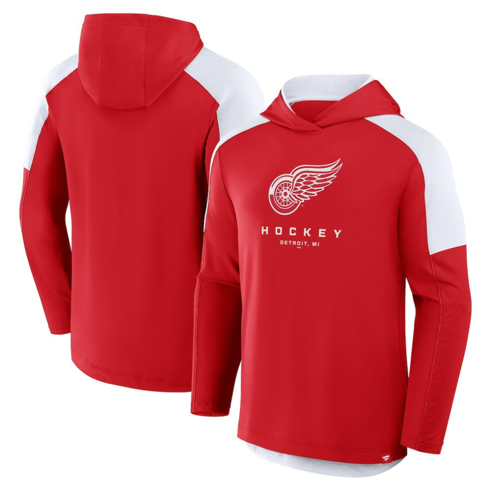 Detroit Red Wings Fanatics Meta Game Transitional Pullover Hoodie - Red | Fanatics sale