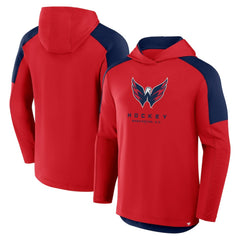 Washington Capitals Fanatics Meta Game Transitional Pullover Hoodie - Red | Fanatics Clearance