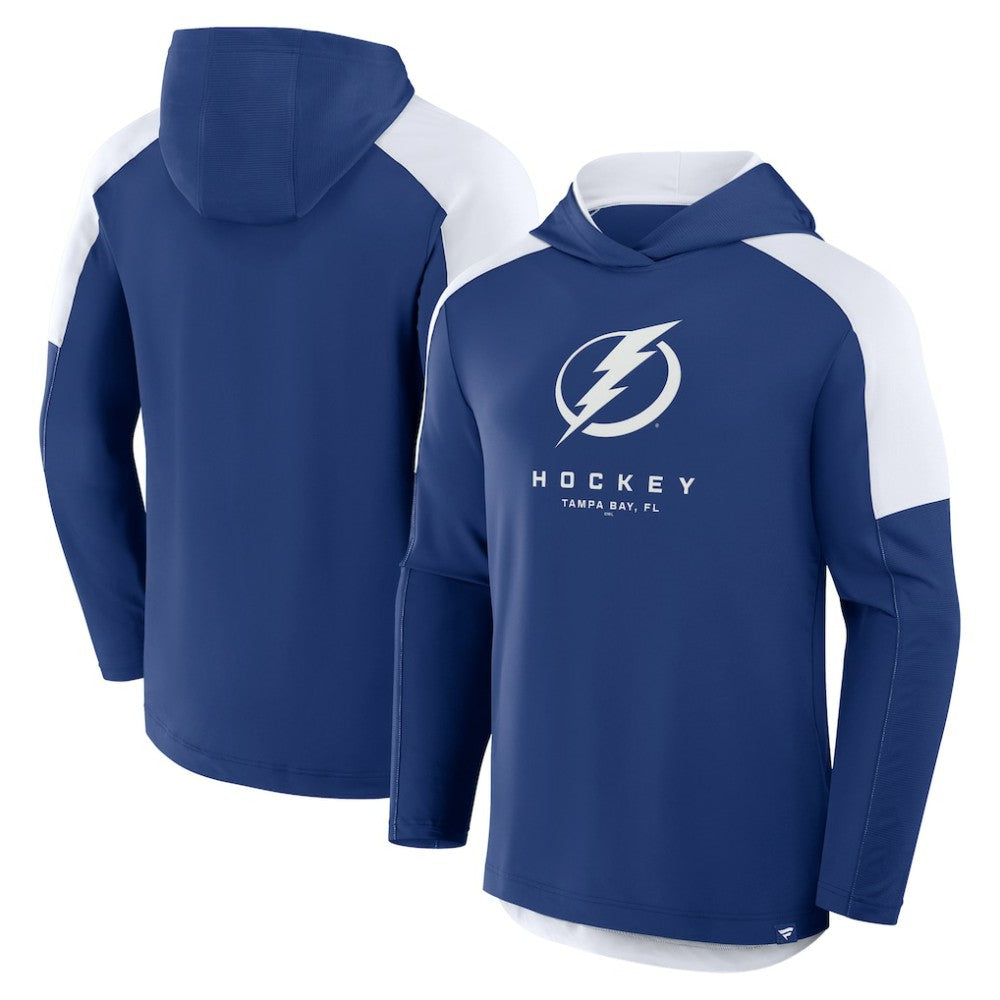Tampa Bay Lightning Fanatics Meta Game Transitional Pullover Hoodie - Blue | Fanatics Clearance
