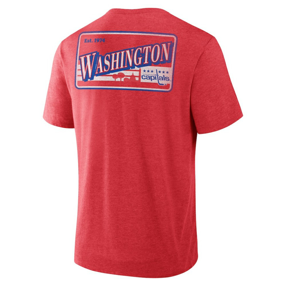 Washington Capitals Fanatics Fan Lanes Tri-Blend T-Shirt - Heather Red | Fanatics near me