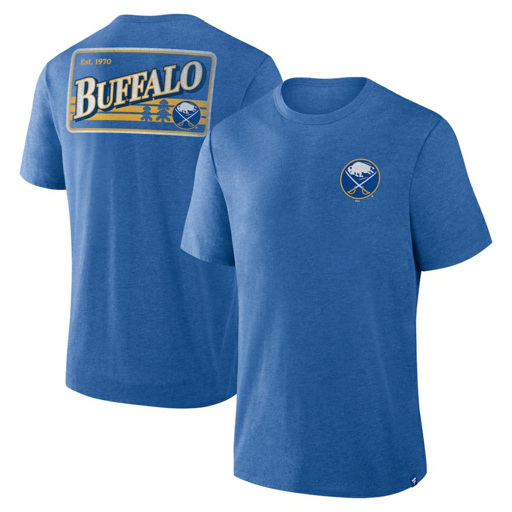 Buffalo Sabres Fanatics Fan Lanes Tri-Blend T-Shirt - Heather Royal | Fanatics online