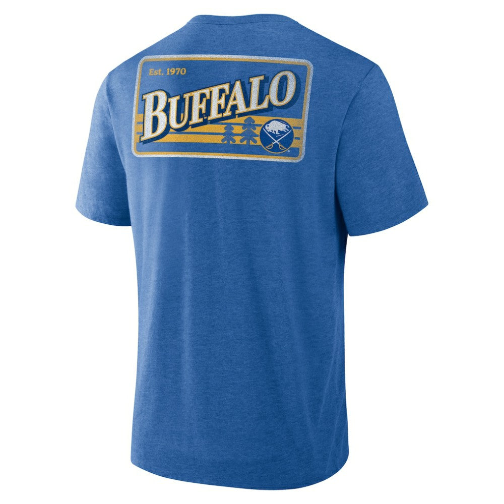 Buffalo Sabres Fanatics Fan Lanes Tri-Blend T-Shirt - Heather Royal | Fanatics online