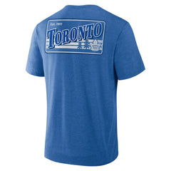 Toronto Maple Leafs Fanatics Fan Lanes Tri-Blend T-Shirt - Heather Blue | Fanatics discount