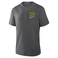 Boston Bruins Fanatics Fan Lanes Tri-Blend T-Shirt - Heather Charcoal | Fanatics discount
