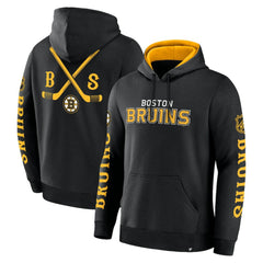 Boston Bruins Fanatics Big City Legacy Fleece Pullover Hoodie - Black | Fanatics on sale