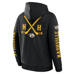 Nashville Predators Fanatics Big City Legacy Fleece Pullover Hoodie - Black | Fanatics Lifestyle