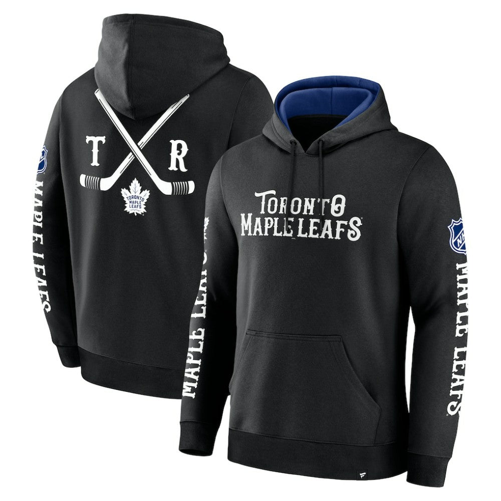 Toronto Maple Leafs Fanatics Big City Legacy Fleece Pullover Hoodie - Black | Fanatics online