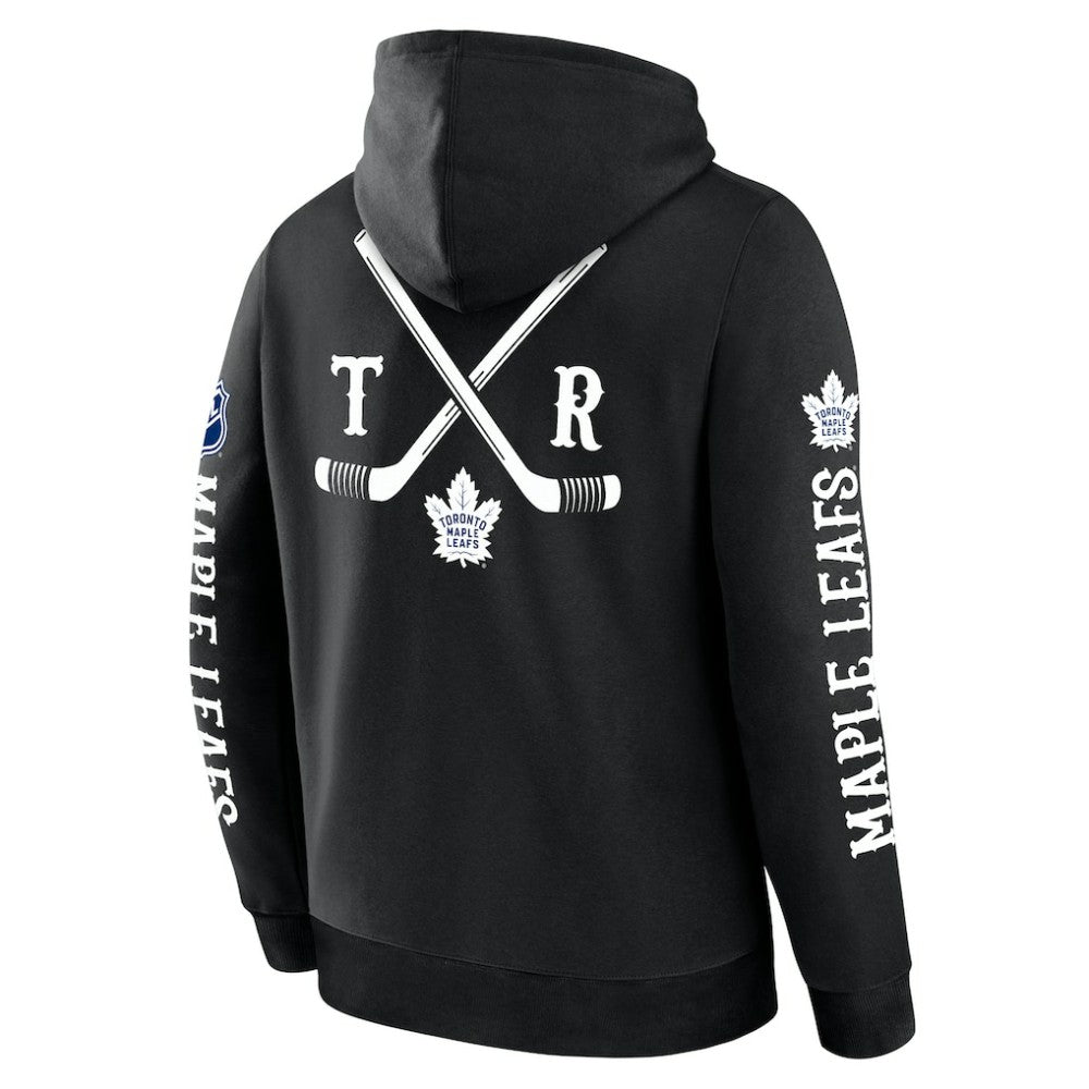 Toronto Maple Leafs Fanatics Big City Legacy Fleece Pullover Hoodie - Black | Fanatics online