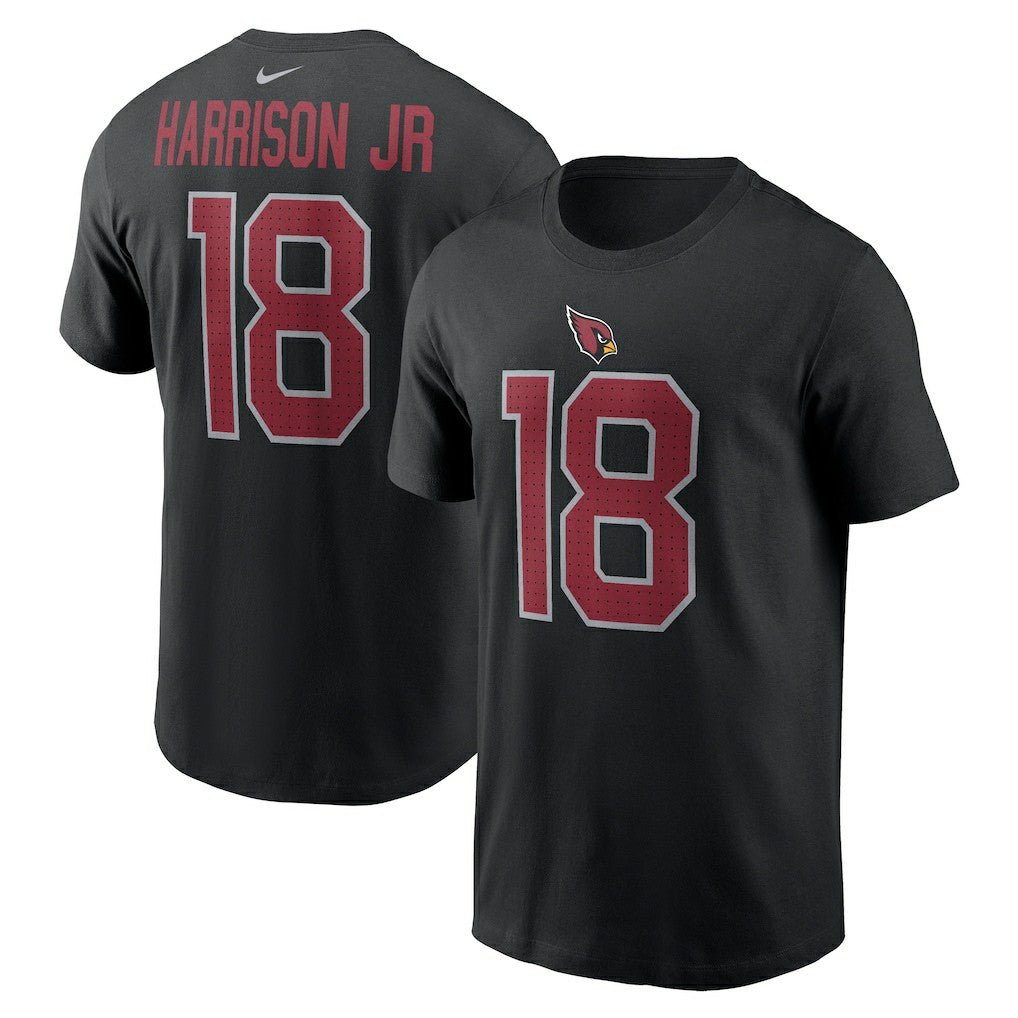 Marvin Harrison Jr. Arizona Cardinals Player Name & Number T-Shirt - Black - Nike