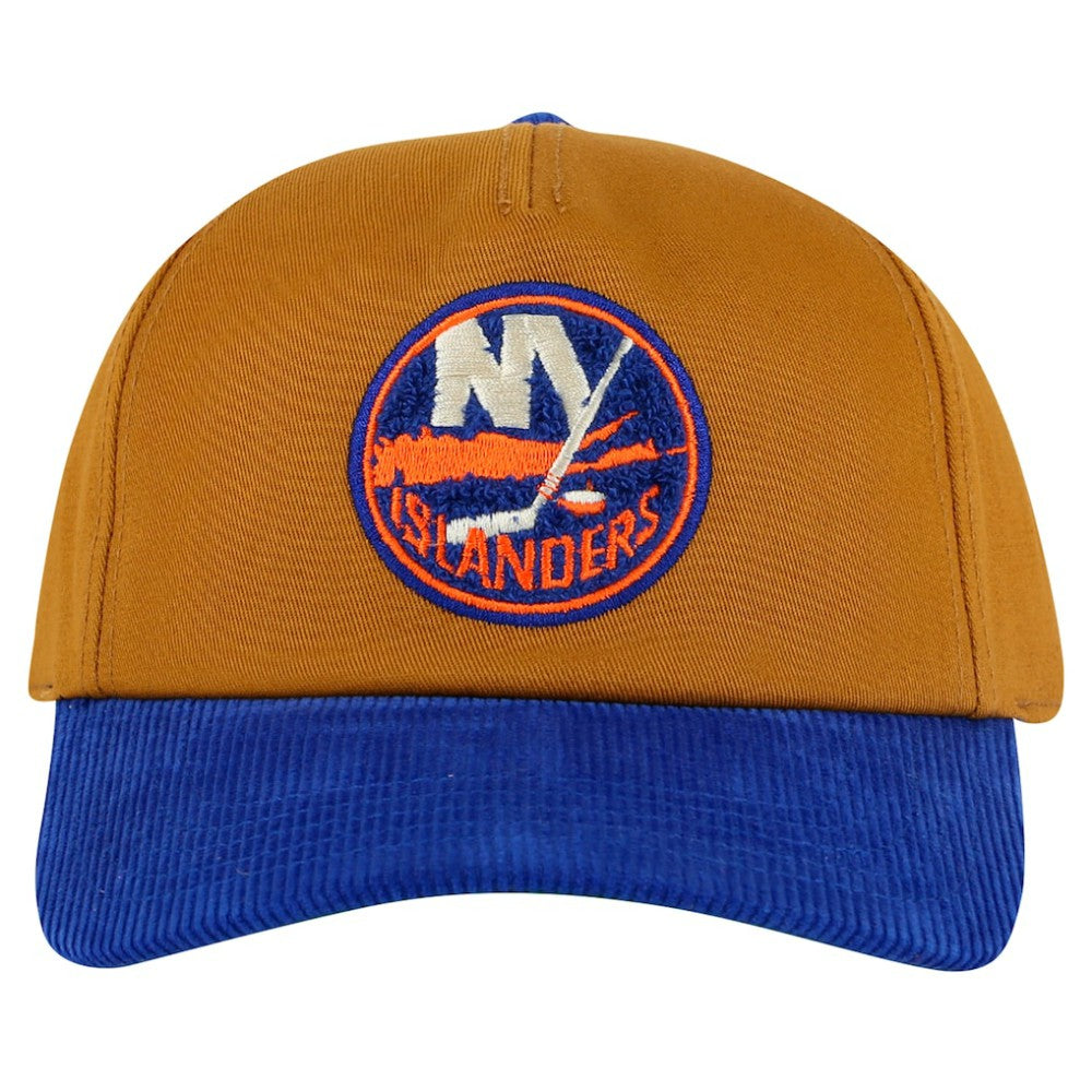 New York Islanders American Needle Burnett Adjustable Hat - Tan/Royal | NHL on sale