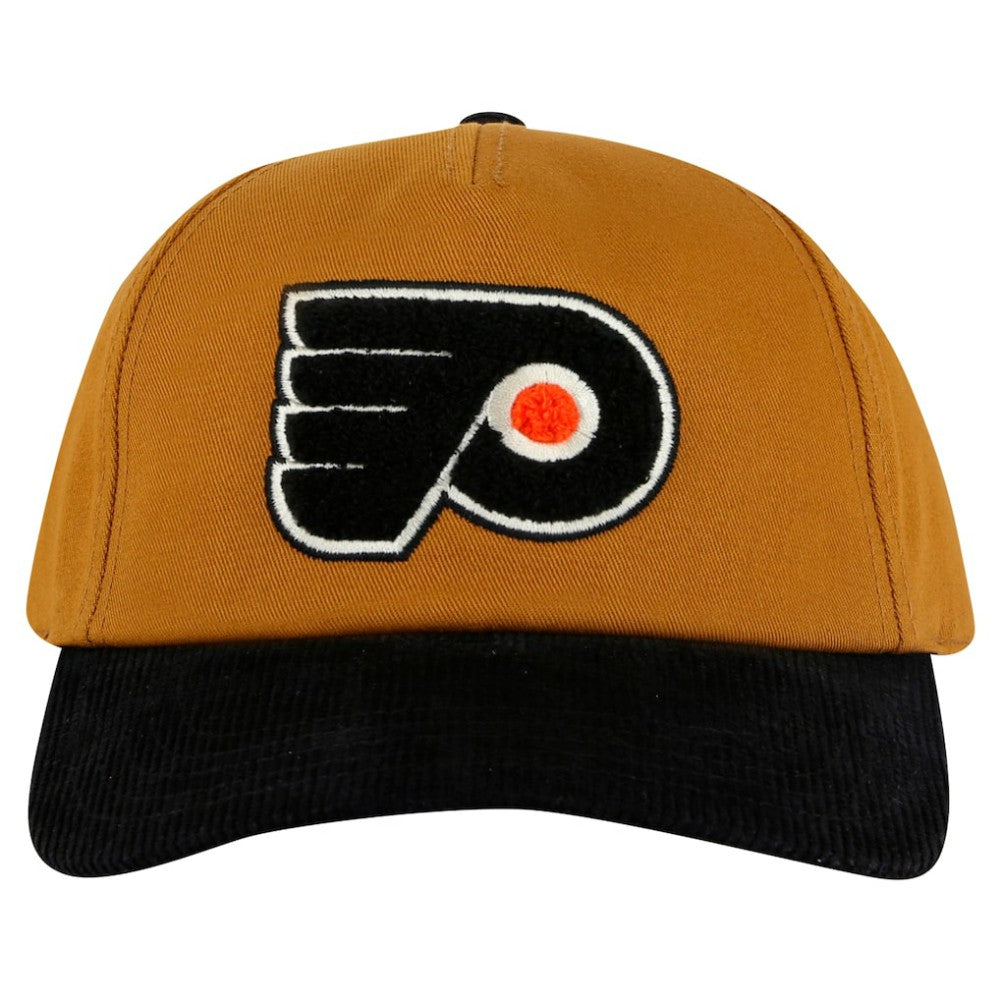 Philadelphia Flyers American Needle Burnett Adjustable Hat - Tan/Black | NHL near me