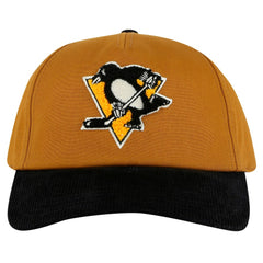 Pittsburgh Penguins American Needle Burnett Adjustable Hat - Tan/Black | NHL online
