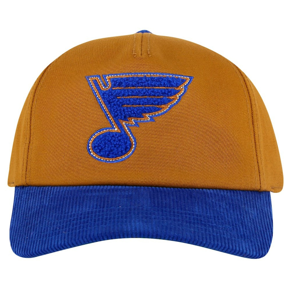 St. Louis Blues American Needle Burnett Adjustable Hat - Tan/Blue | NHL Clearance