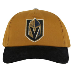 Vegas Golden Knights American Needle Burnett Adjustable Hat - Tan/Black | NHL discount