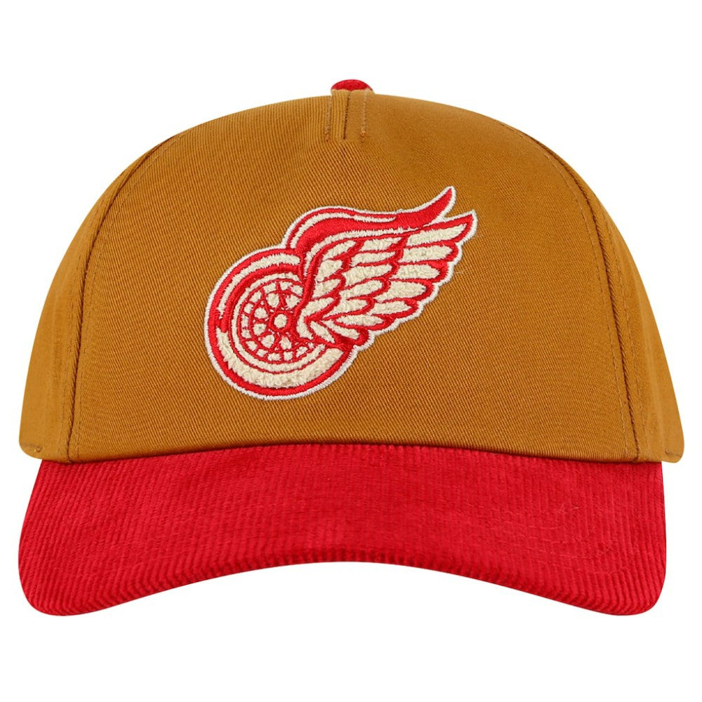 Detroit Red Wings American Needle Burnett Adjustable Hat - Tan/Red | NHL discount