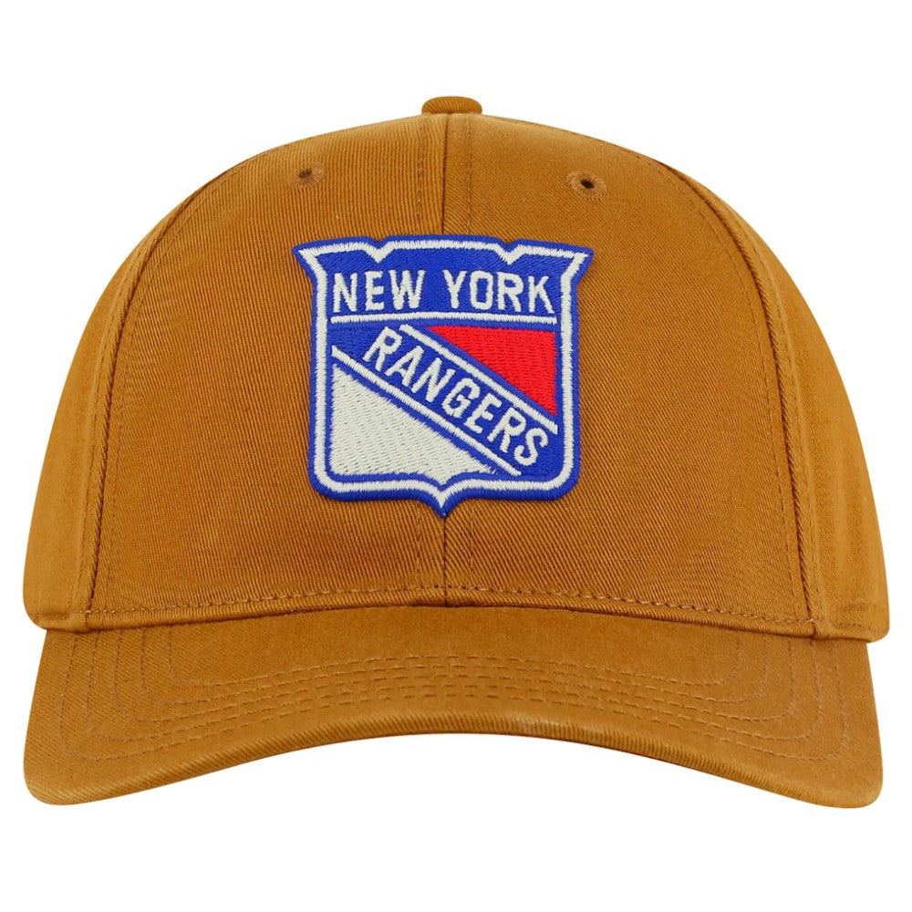 New York Rangers American Needle Hepcat Washed Twill Adjustable Hat - Tan | NHL on sale